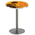 thumbnail image 1 of Holland Bar Stool L214S4236JimiH04 42 in. L214 - Stainless Steel Jimi Hendrix-AYE Orange Pub Table, 1 of 1
