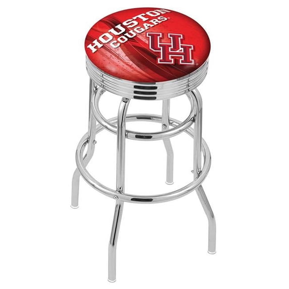 Holland Bar Stool L7C3C30Houston 30 in. Houston Bar Stool with Cougars Logo Swivel Seat