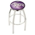 thumbnail image 1 of Holland Bar Stool L8C2C36TexChr 36 in. Texas Christian Bar Stool with Horned Frogs Logo Swivel Seat, 1 of 2
