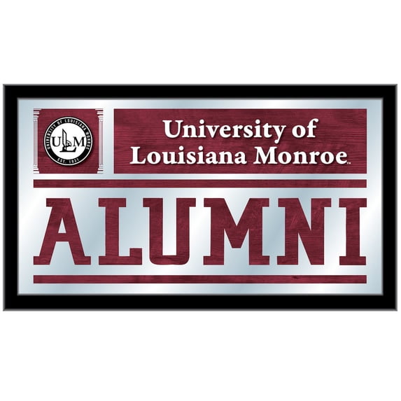 ULM Warhawks 26'' x 15'' Team Alumni Mirror