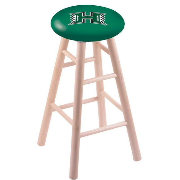 Holland Bar Stool Maple Bar Stool in Natural Finish with Hawaii Seat
