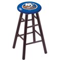 thumbnail image 1 of Holland Bar Stool Maple Counter Stool in Dark Cherry Finish with New York Islanders Seat, 1 of 2