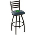 thumbnail image 1 of Notre Dame Fighting Irish 25" Black Wrinkle Swivel Bar Stool with Ladder Style Back, 1 of 2