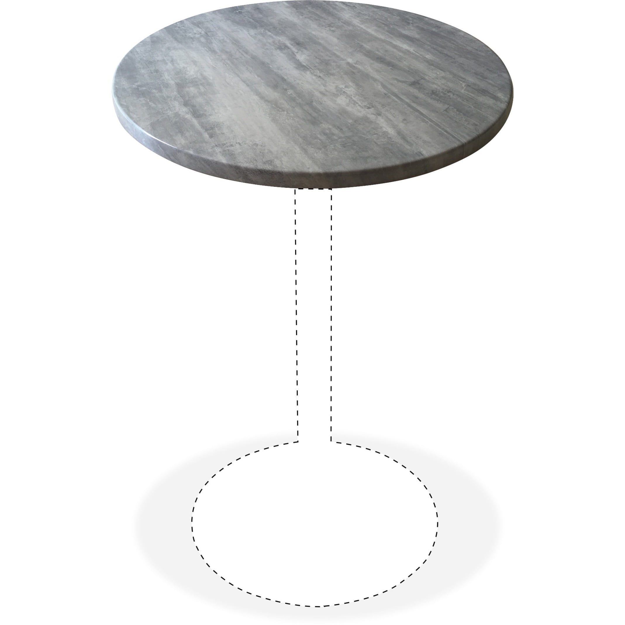 36" Greystone Round Enduro Indoor/Outdoor Table Top