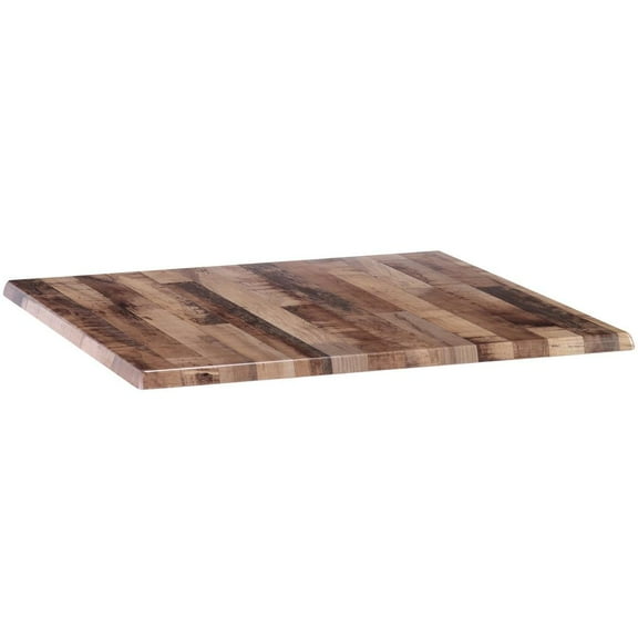 Holland Bar Stool OD36SRustic 36 x 36 in. Indoor & Outdoor Enduro Top Table Top - Rustic