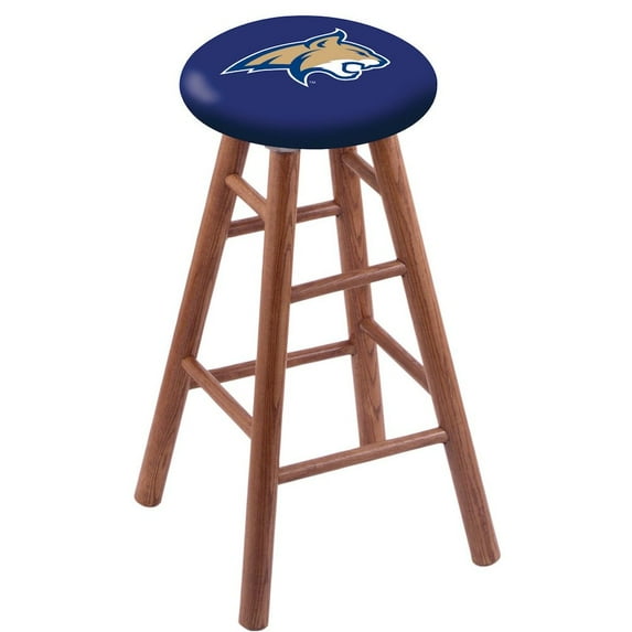 Holland Bar Stool Oak Counter Stool in Medium Finish with Montana State Seat