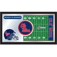 thumbnail image 1 of Holland Bar Stool  Ole Mississippi Football Mirror - Black - 15 x 26 in., 1 of 1