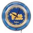thumbnail image 1 of Pittsburgh Panthers Neon Clock, 1 of 5