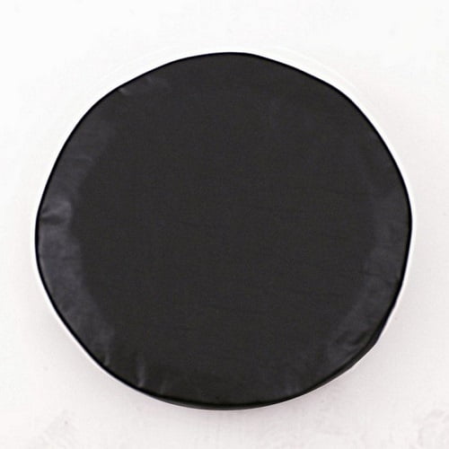Black Tire Cover for Jeep and RV - Plain Vinyl Size: C - 31.25 x 12 Inch