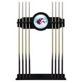 thumbnail image 1 of Southern Illinois Salukis Eight Stick Pool Cue Rack - Black, 1 of 5