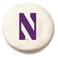 thumbnail image 1 of Holland Bar Stool TCH1NthwstWT-37 x 12.5 Northwestern Tire Cover-White, 1 of 2