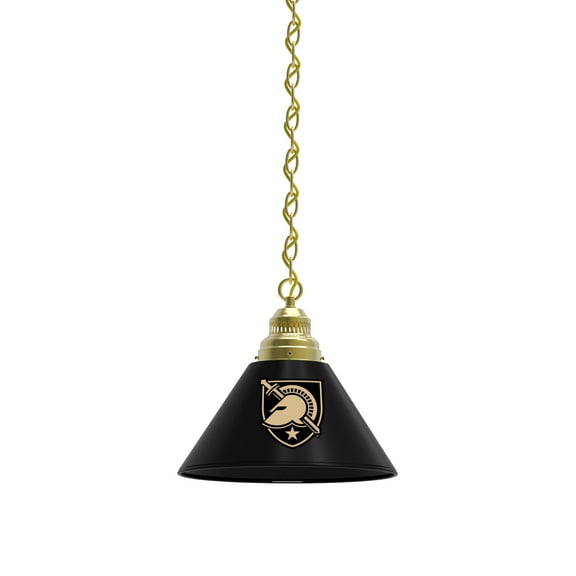 Holland Bar Stool  US Military Academy Army Single Shade Pendant Light - Brass
