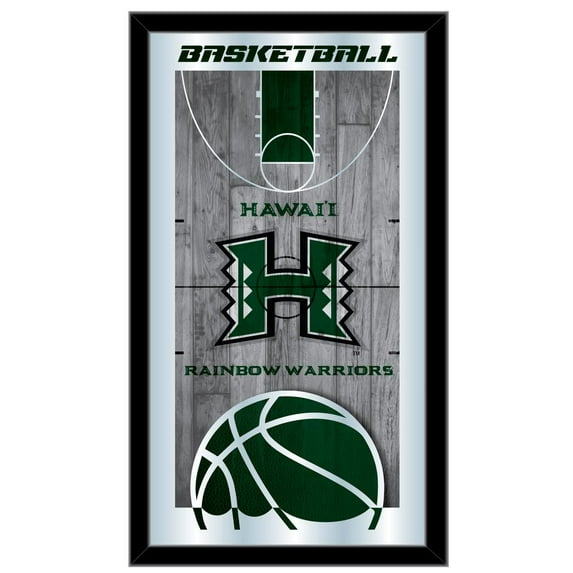 Hawaii Warriors 15" x 26" Basketball Mirror
