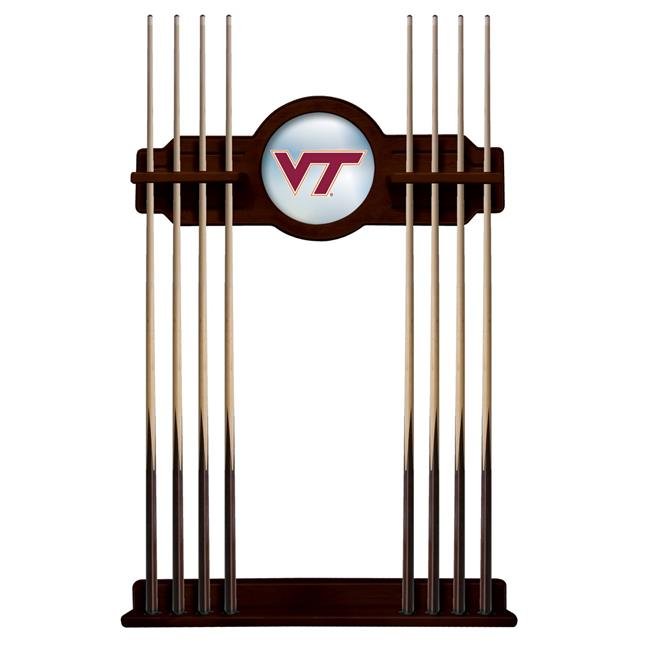 Virginia Tech University Solid Wood Cue Rack with a English Tudor Finish - image 1 of 3