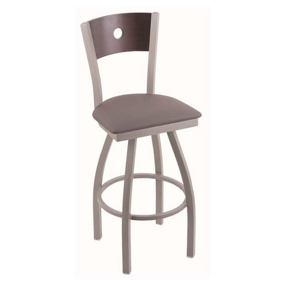 Holland Bar Stool Voltaire 30 in. Swivel Bar Stool with Fabric Seat