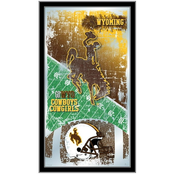 Holland Bar Stool Wyoming 15" x 26" Football Mirror
