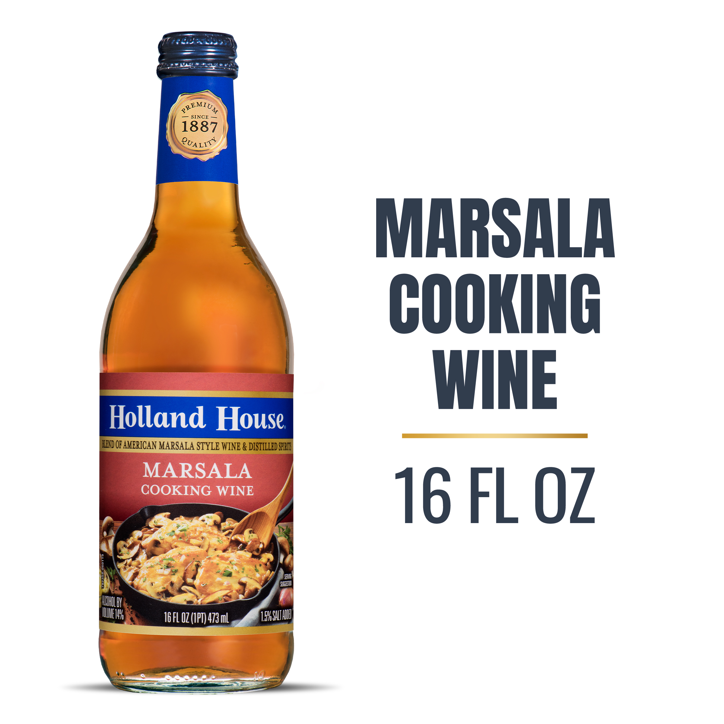 Holland House Marsala Cooking Wine, Marsala Cooking Wine for Cooking, Roasting and Marinating