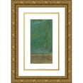 thumbnail image 1 of Holland, J. 10x14 Gold Ornate Wood Framed with Double Matting Museum Art Print Titled - Chrysocolla II, 1 of 4