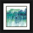 thumbnail image 1 of Holland, J. 12x12 Black Ornate Wood Framed with Double Matting Museum Art Print Titled - Emerging Layers II, 1 of 4
