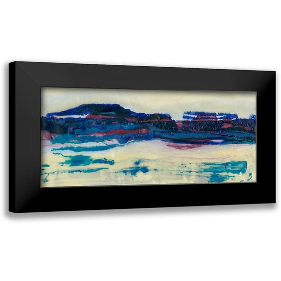 Holland, J. 18x10 Black Modern Framed Museum Art Print Titled - Vibrant Horizon I