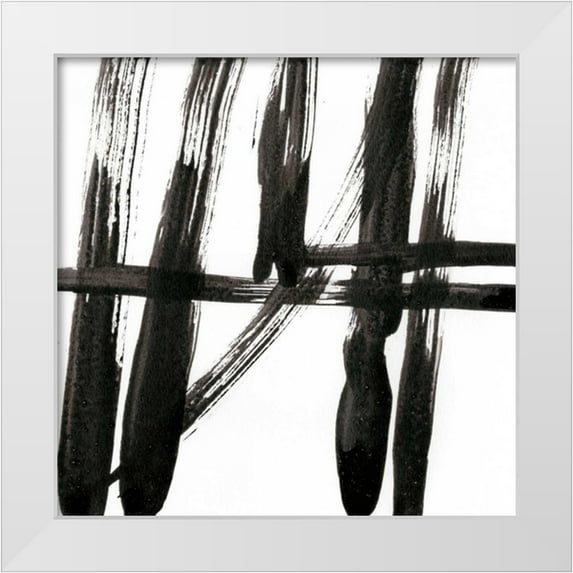 Holland, J. 20x20 White Modern Wood Framed Museum Art Print Titled - Linear Expression IV