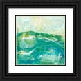 thumbnail image 1 of Holland, J. 26x26 Black Ornate Wood Framed with Double Matting Museum Art Print Titled - Turquoise Sea II, 1 of 4