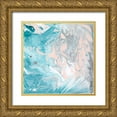 thumbnail image 1 of Holland, J. 26x26 Gold Ornate Wood Framed with Double Matting Museum Art Print Titled - Pastel Swirl I, 1 of 4