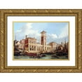 thumbnail image 1 of Holland, James 24x17 Gold Ornate Wood Framed with Double Matting Museum Art Print Titled - Billingsgate Market, 1 of 4