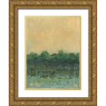 thumbnail image 1 of Holland, Julie 25x32 Gold Ornate Wood Framed with Double Matting Museum Art Print Titled - Viridian Marsh II, 1 of 4
