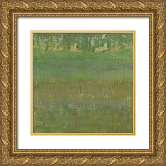 Holland, Julie 26x26 Gold Ornate Wood Framed with Double Matting Museum Art Print Titled - Marsh Light I