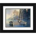 thumbnail image 1 of Holland, Kiff 24x19 Black Ornate Wood Framed with Double Matting Museum Art Print Titled - Serenity, 1 of 4