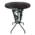 thumbnail image 1 of Holland Lighted NCAA Pub Table with Black Top, 1 of 2