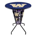 thumbnail image 1 of Holland Lighted NCAA Pub Table with Logo Top, 1 of 2