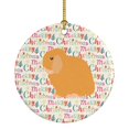 thumbnail image 1 of Holland Lop Rabbit Christmas Ceramic Ornament 2.8 in x 2.8 in, 1 of 3