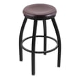 thumbnail image 1 of Holland Misha XL 25" Counter Stool - Black/Cherry Maple Seat, 1 of 2