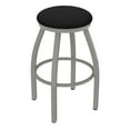 thumbnail image 1 of Holland Misha XL 36" Bar Stool - Nickel/Medium Oak Seat, 1 of 2