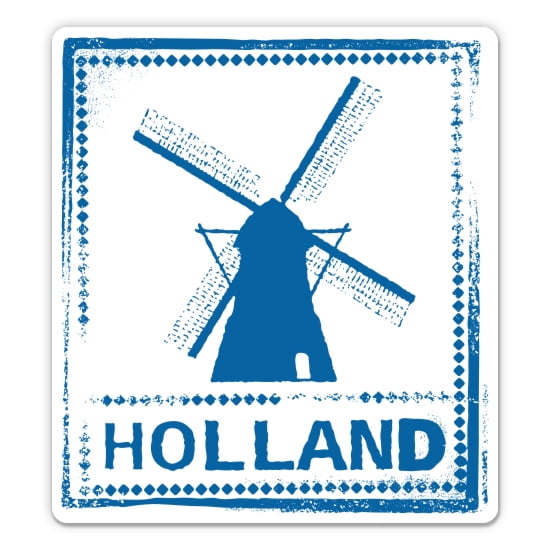 Holland Netherlands Travel Stamp - 5
