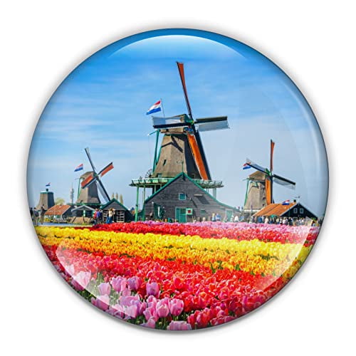 Holland Paperweight in Gift Box, 3 Inch Crystal Dome, Perfect for House Warming Gift