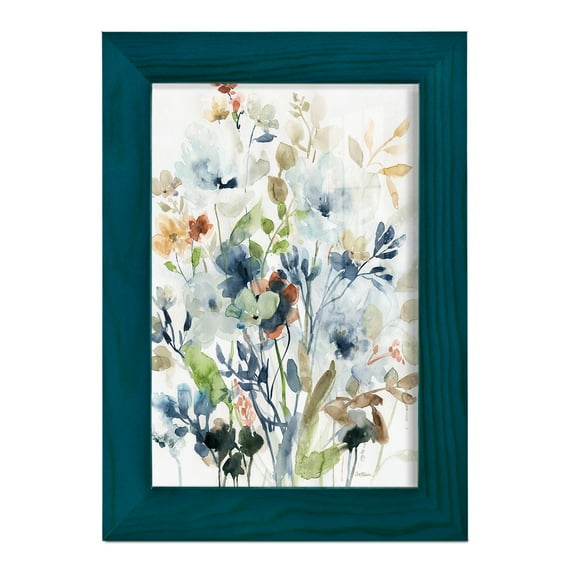 Holland Spring Mix -Framed Print w/glass-Ocean Blue