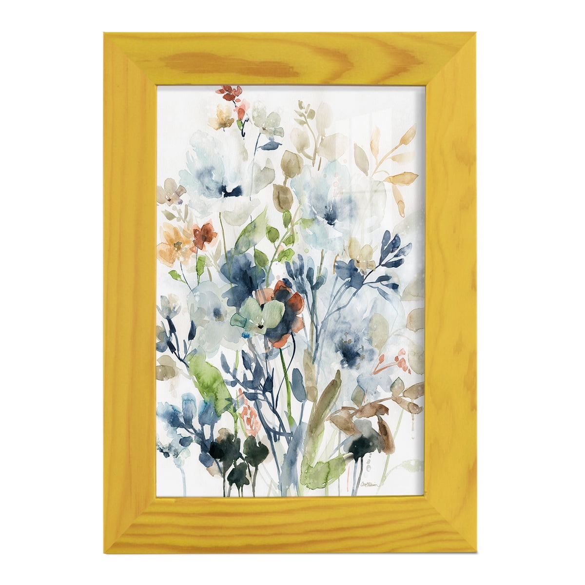 Holland Spring Mix -Framed Print w/glass-Sunflower Yellow