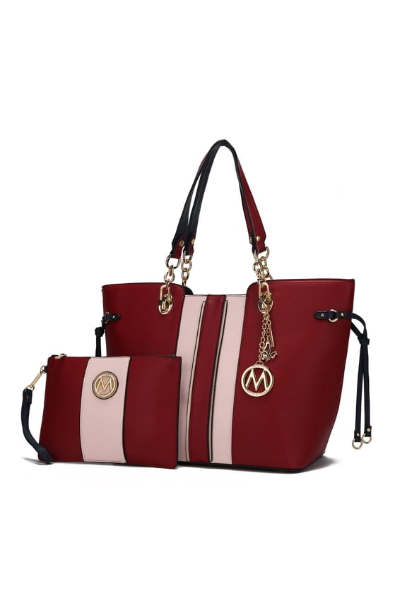 Holland Tote Handbag with Wristlet - 2Psc by Mia k.