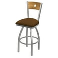 thumbnail image 1 of Holland Voltaire 830 30" Counter Stool -Stainless/Medium/Canter Thatch, 1 of 2