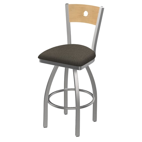 Holland Voltaire 830 30" Counter Stool - Stainless/Nat/Graph Chalice
