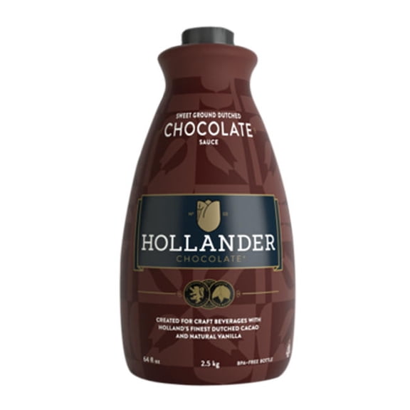 Hollander Barista Sweet Ground Dutched Chocolate Sauce cs 6/64 oz