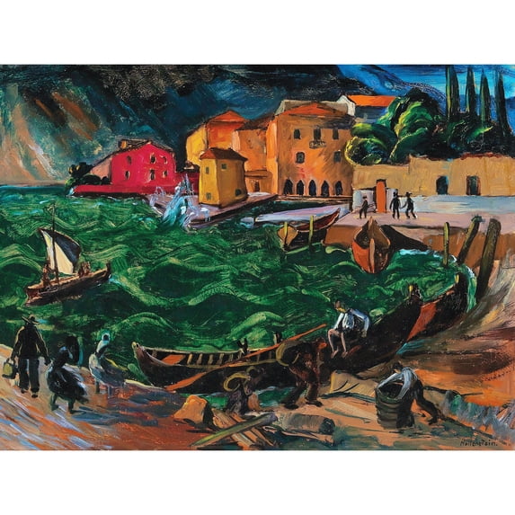 Hollenstein From Torbole Italy Painting Extra Large XL Wall Art Poster Print