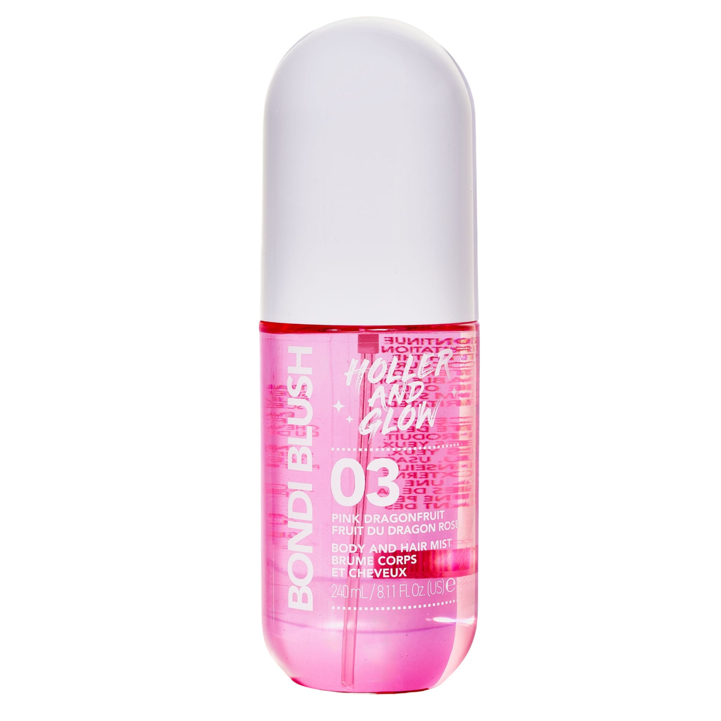 Holler Glow Body and Hair Mist Bondi Blush 240ml