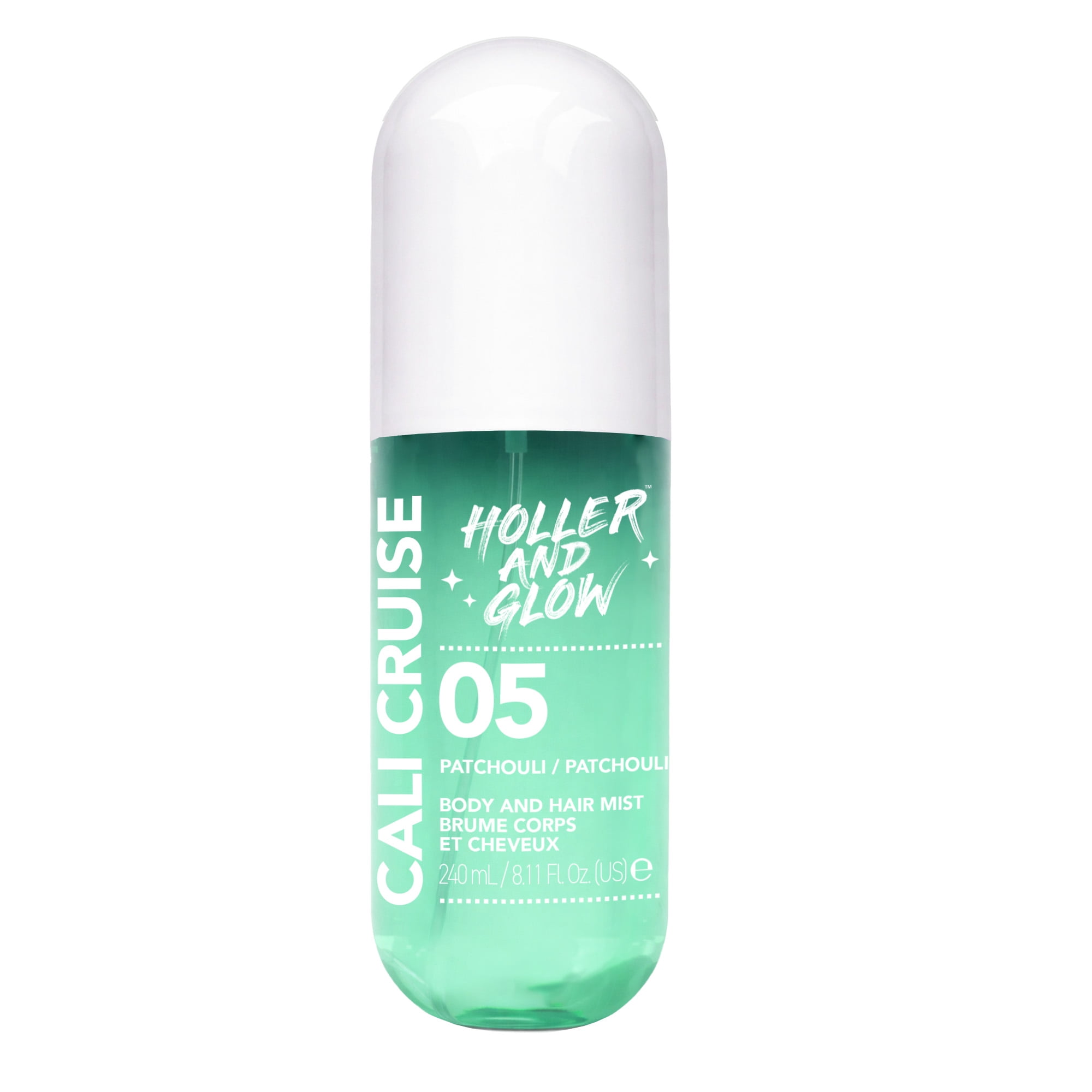 Holler and Glow Cali Cruise Patchouli Body & Hair Mist, 240ml/8.11 fl oz