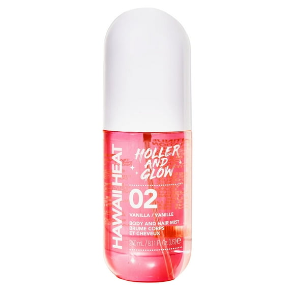 Holler and Glow Hawaii Heat Vanilla Body & Hair Mist, 240ml/8.11 fl oz