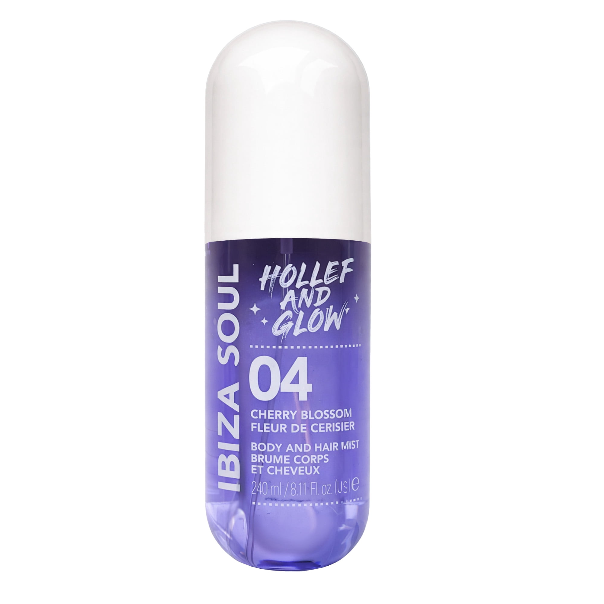 Holler and Glow Ibiza Soul Cherry Blossom Body & Hair Mist, 240ml/8.11 fl oz