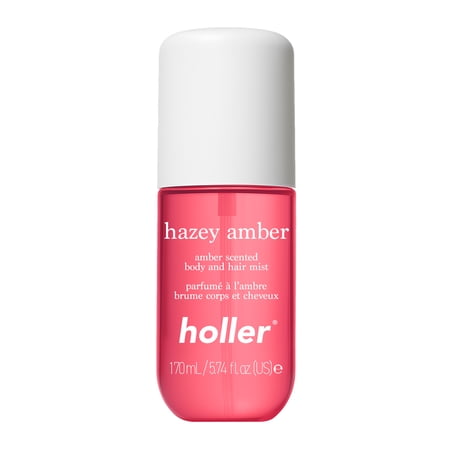 Holler Hazey Amber Amber Scented Body and Hair Fragrance Mist, 5.7 fl oz